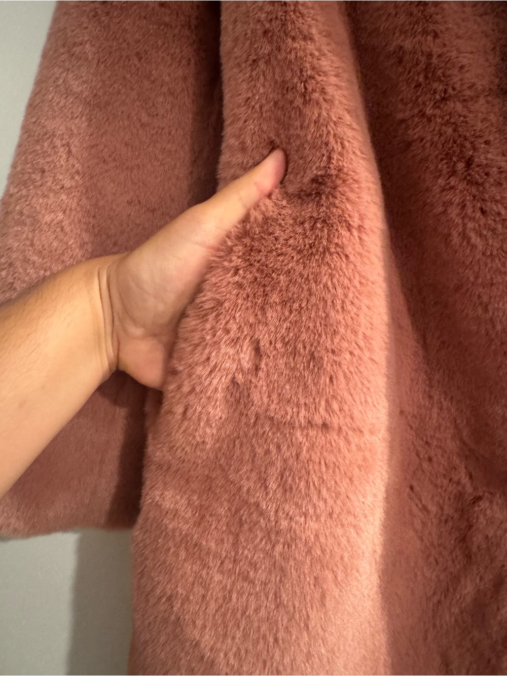 J.Crew Rose Pink Faux Fur Jacket XXS | Maximalist Feminine Statement Coat - Picture 7 of 7